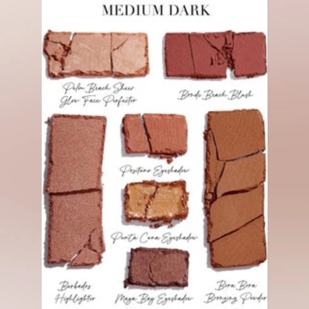 Ciaté London Brazilian Glow Eye & Face Palette in Medium Dark, 8.8g/0.31oz